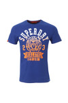 Superdry Mens Blue Real Wildcats Tee