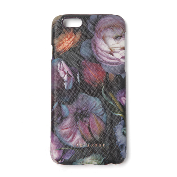 Ted Baker Womens Grey Fraiser Shadow Floral Crosshatch Iphone Case #1