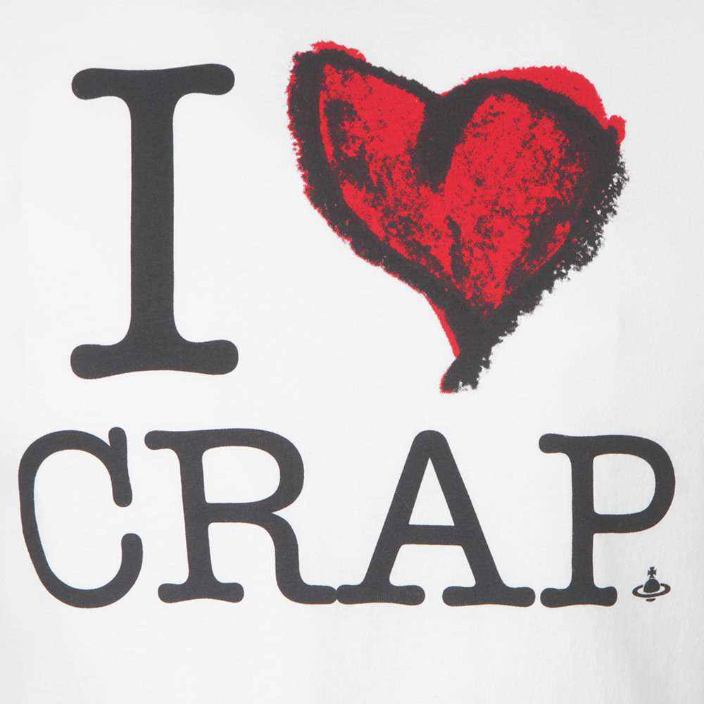 Vivienne Westwood Anglomania I Love Crap T Shirt | Oxygen Clothing
