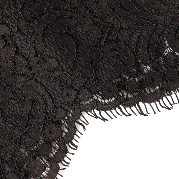 Ted Baker Womens Black Allina Scallop Edge Lace Top main image