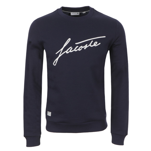 Lacoste Mens Blue SH2465 Sweatshirt #1