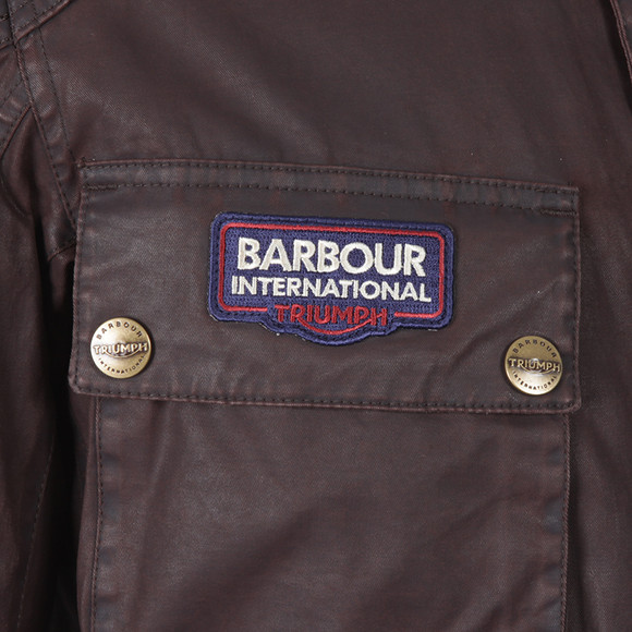 Barbour International Triumph Mens Purple Sprint Jacket  #3