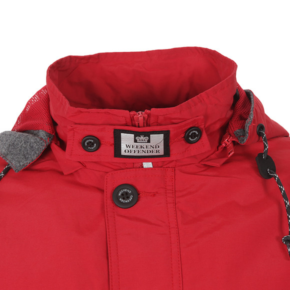 Weekend Offender Mens Red Jarvis Jacket  main image