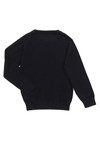 Gant Boys Blue Solid Cotton Crew Neck Jumper