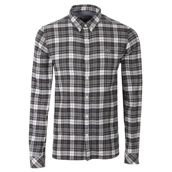 Lacoste Live Mens Grey CH1304 Check Shirt #1