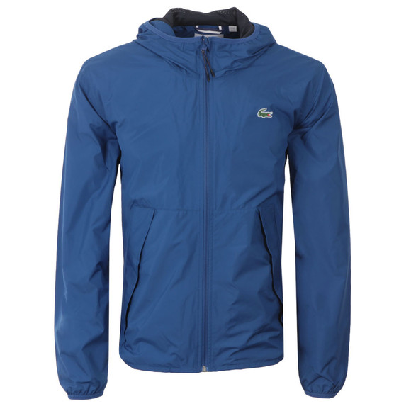 Lacoste Mens Blue BH1520 Hooded Blouson #1
