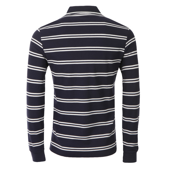 Lacoste Mens Blue PH2151 Long Sleeved Polo #2