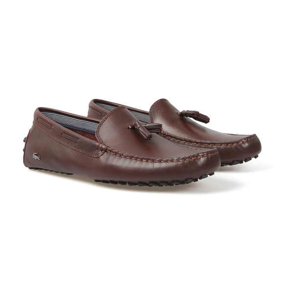 Lacoste Mens Brown Concours Tassle 8 Loafer main image
