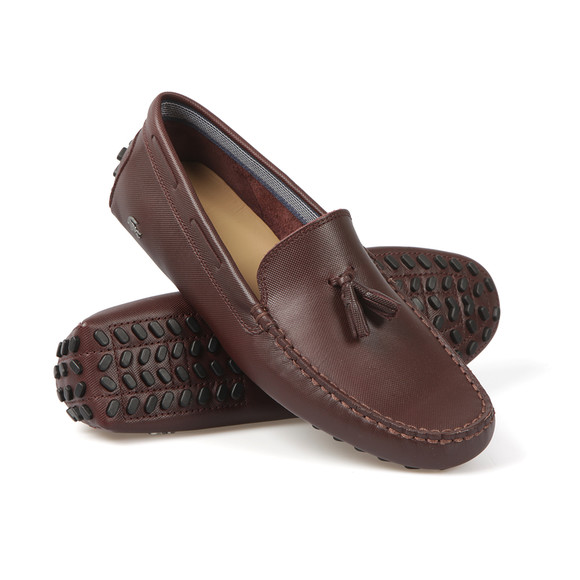 Lacoste Mens Brown Concours Tassle 8 Loafer main image