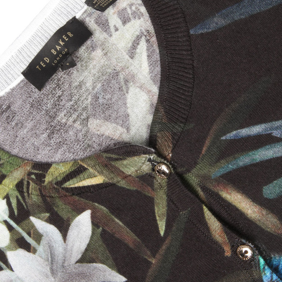 Ted Baker Womens Black Perrie Twilight Floral Cardigan #2