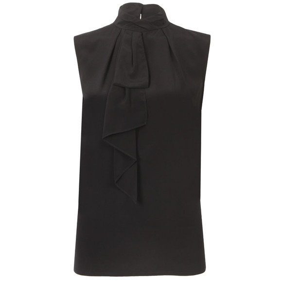 Ted Baker Womens Black Syna Soft Scarf Neck Sleeveless Top main image