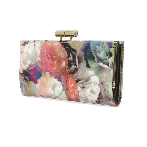 Ted Baker Womens Black Oregon Technicolour Bloom Matinee Purse main image