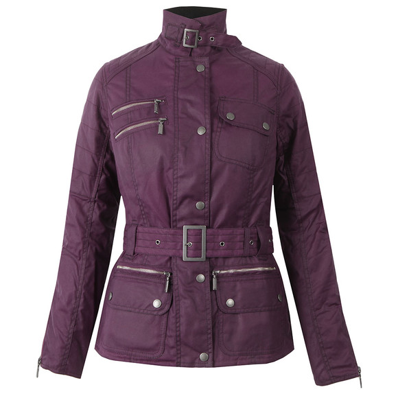 Barbour International Fireblade Belted Wax Jacket | Masdings
