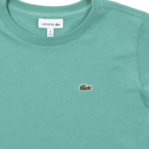 Lacoste Boys Green Lacoste Boys TJ3821 Crew Neck T-Shirt #3