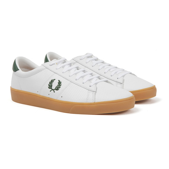 Fred Perry Sportswear Mens White Spencer Leather Trainers main image