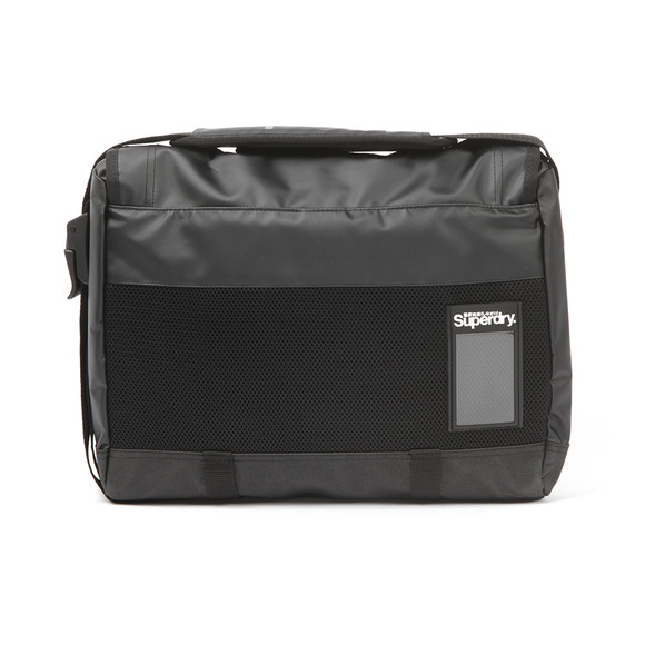 Superdry Mens Black Super Pop Tarp Laptop Bag main image