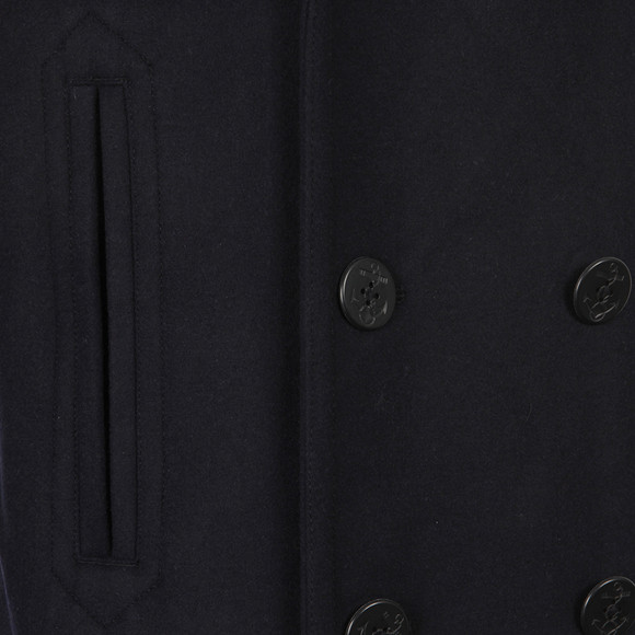 Gant Mens Blue Wool Pea Coat main image