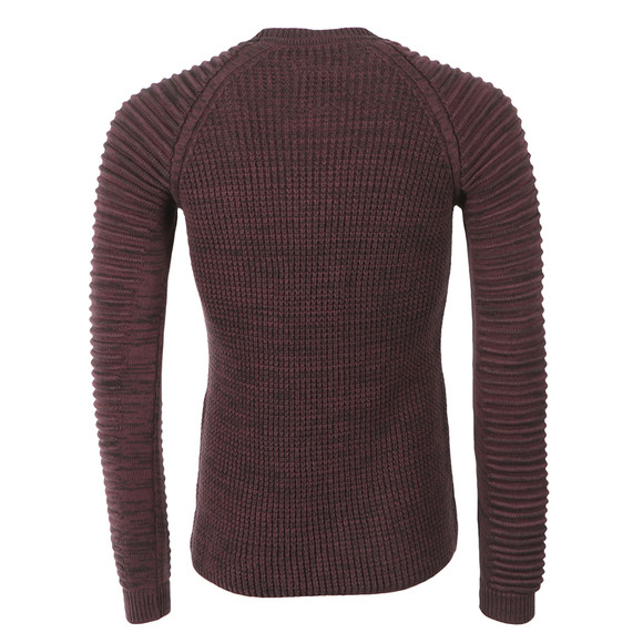 G-Star Mens Purple Avisar L/S Knit main image