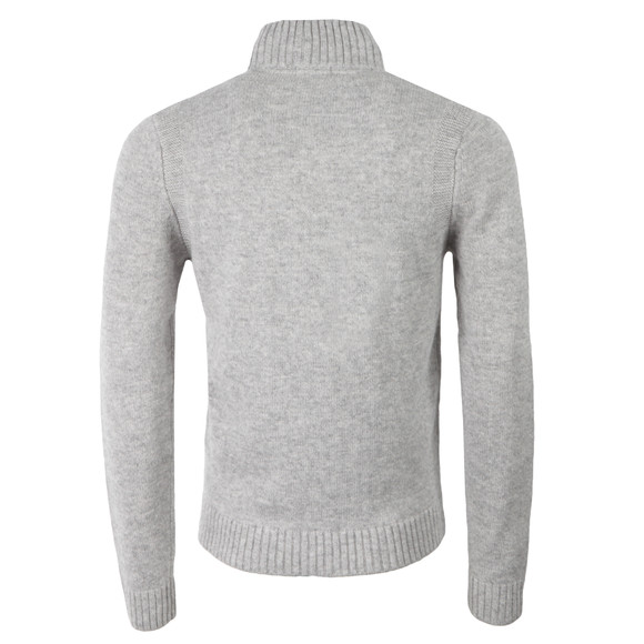 Henri Lloyd Mens Grey Hove Half Button Knit main image