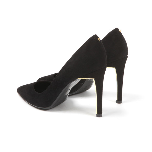 Ted Baker Womens Black Meshi Cut Out Suede Court Shoe #5