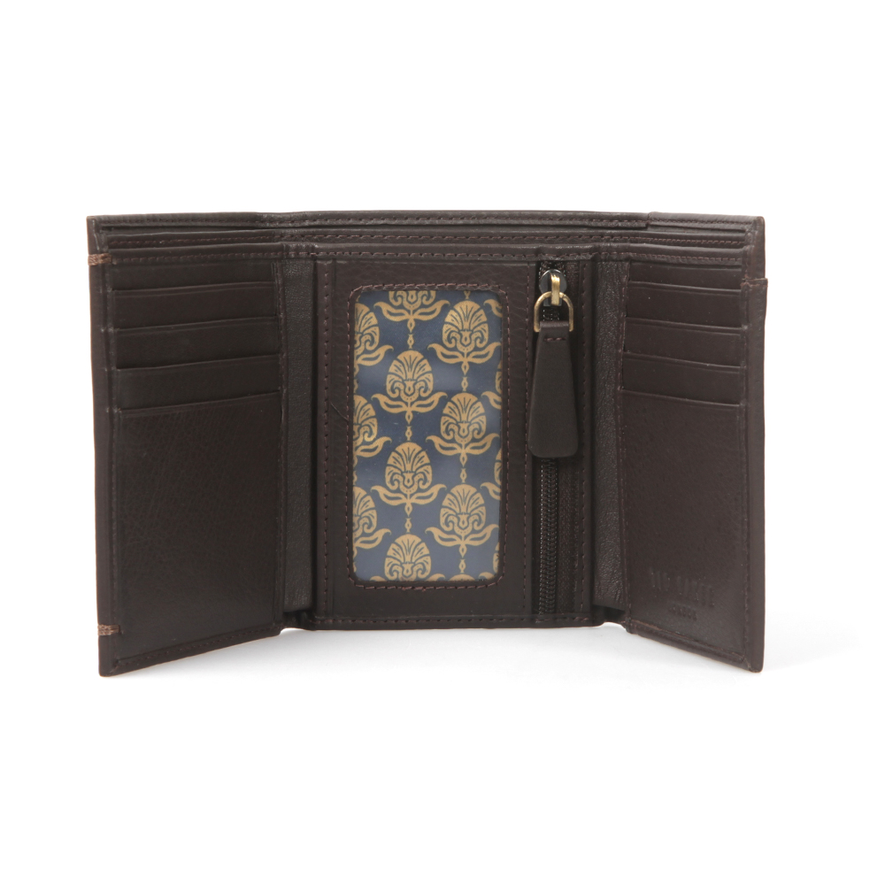 Ted baker trifold leather wallet clearance