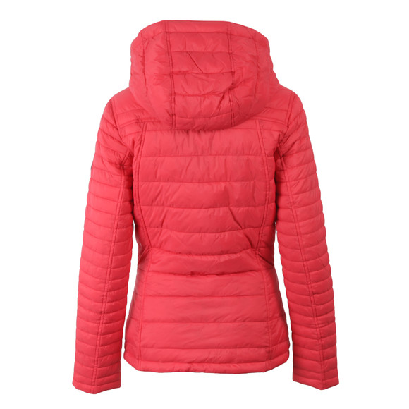 Barbour Lifestyle Womens Red Landry Baffle Quilt #2