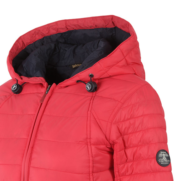 Barbour Lifestyle Womens Red Landry Baffle Quilt #3