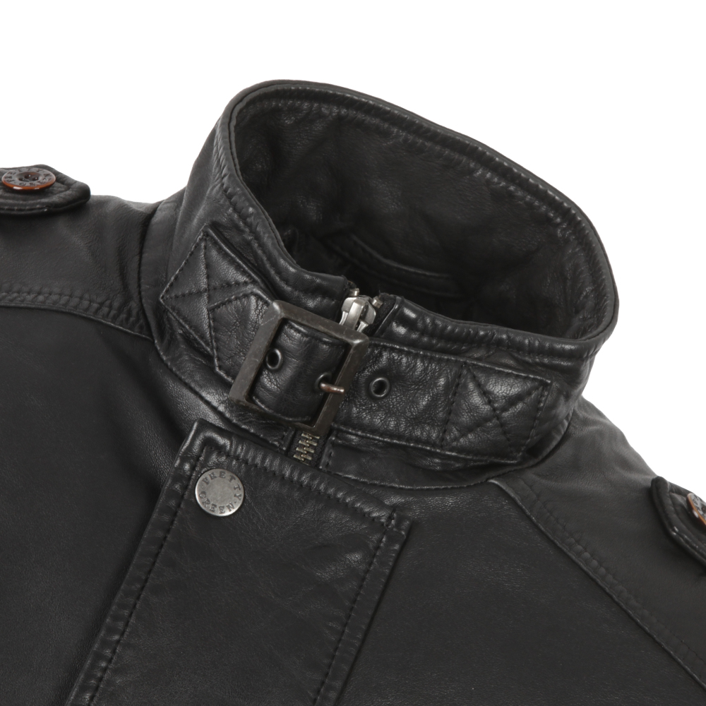 Pretty Green Cardale Belted Biker Jacket | Masdings