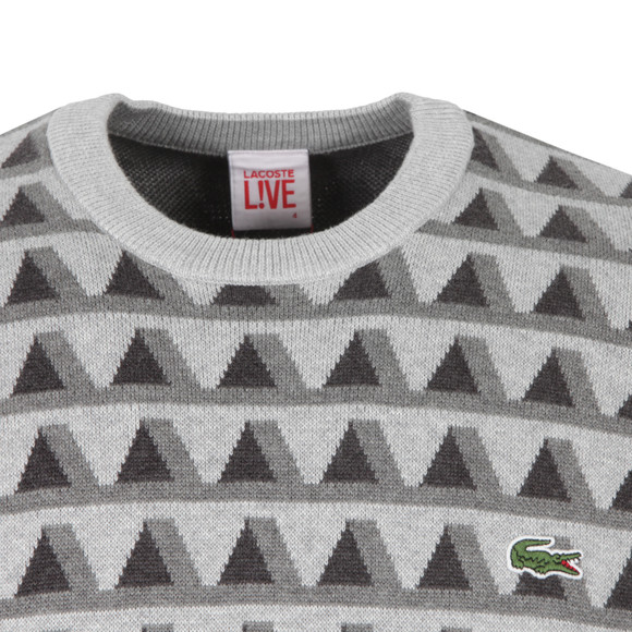 Lacoste Live Mens Grey AH1286 Knitwear main image