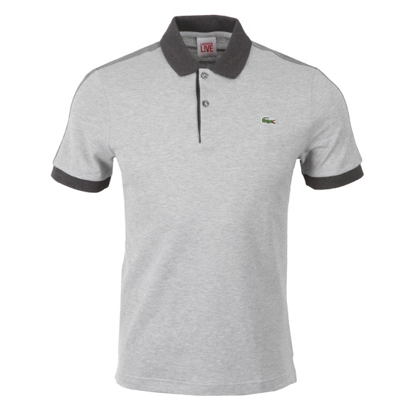Lacoste Live Mens Grey PH7863 Polo Shirt #1