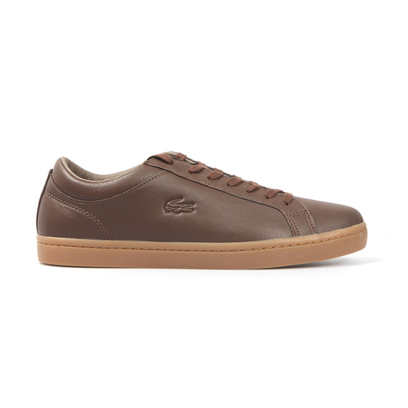 Lacoste Mens Brown Straightset 3 Trainer #1