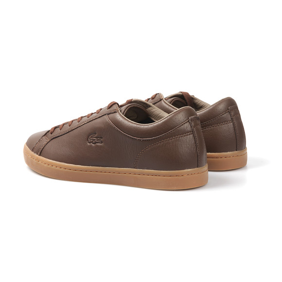 Lacoste Mens Brown Straightset 3 Trainer #5