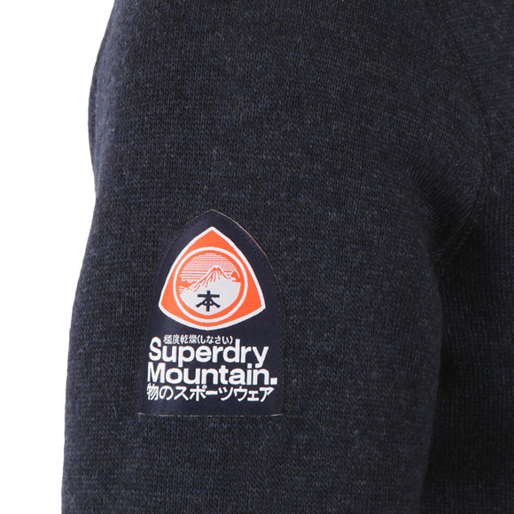 Superdry Mens Blue Expedition Zip Hooded Sweat main image