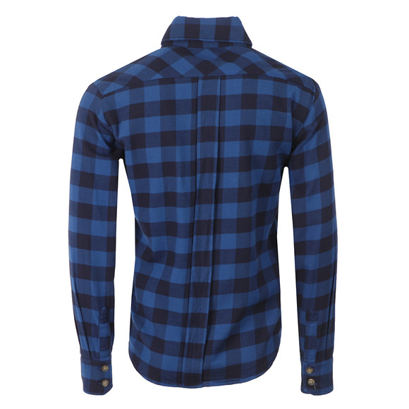 Vivienne Westwood Anglomania Mens Blue Padded Details Shirt #3