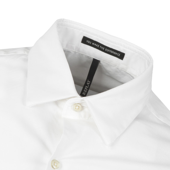 Replay Mens White M4918 LS Shirt main image
