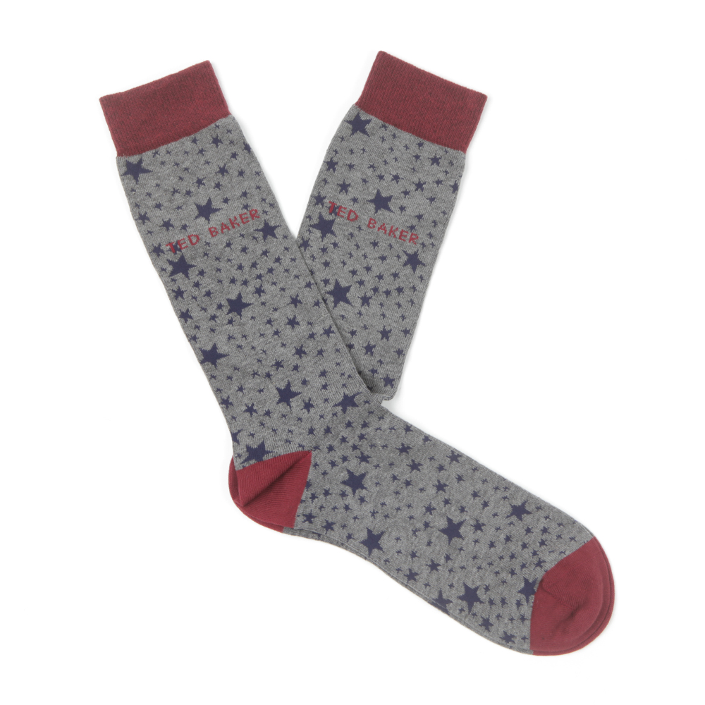 Ted Baker Star Org Sock and Boxer Set Oxygen Clothing