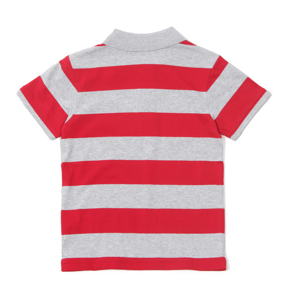 Lacoste Boys Red Boys DJ1856 Stripe Polo Shirt #2