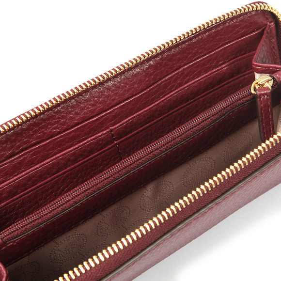 Michael Kors Womens Purple Bedford Continental Zip Purse main image