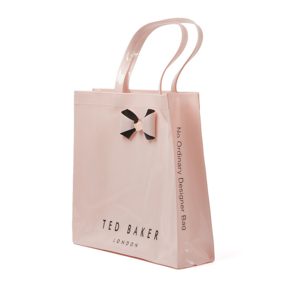 Ted Baker Womens Pink Bowicon Plain Bow Large Icon Bag #3