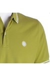 Pretty Green Mens Green Pretty Green Lime Pique Polo