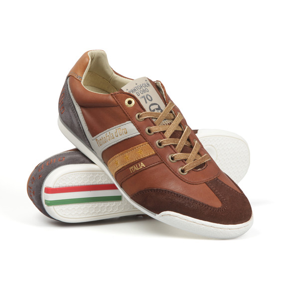 Pantofola d'Oro Mens Brown Loreto Retro Trainer main image