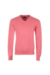 Gant Mens Pink V Neck Jumper