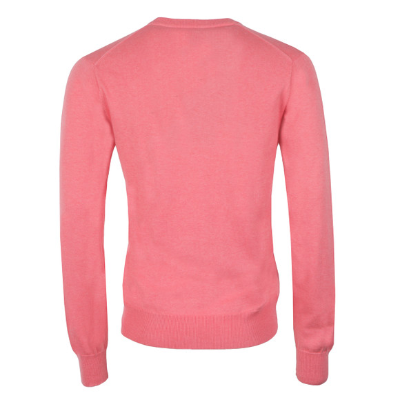 Gant Mens Pink V Neck Jumper main image