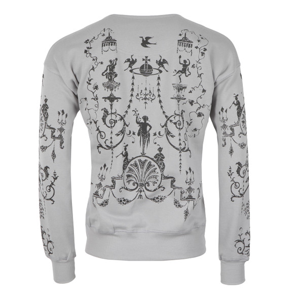 Vivienne Westwood Anglomania Mens Grey Boulle Sweatshirt main image