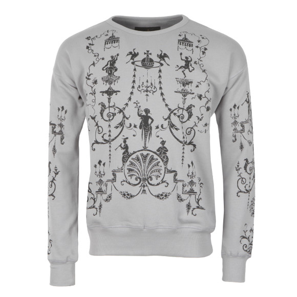 Vivienne Westwood Anglomania Mens Grey Boulle Sweatshirt main image