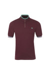 Fred Perry Bradley Wiggins Mens Brown Tipped Cycling Shirt