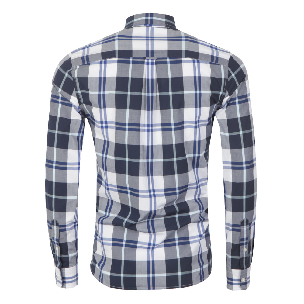 fred perry checked long sleeve shirt