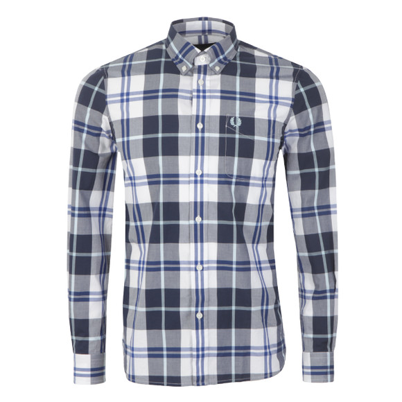 Fred Perry L/S Large Mod Check Shirt | Masdings