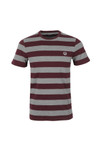 Fred Perry Sportswear Mens Brown Striped Ringer Tee