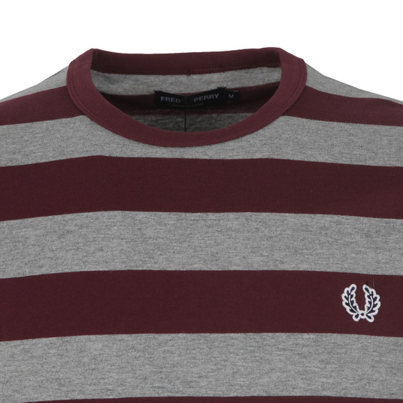 Fred Perry Sportswear Mens Brown Striped Ringer Tee main image